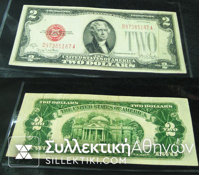 USA 2 Dollar 1928G VF